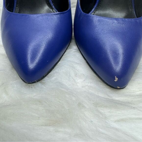 Steve Madden Cobalt Blue Galleryy Leather Pump 6.5 - Picture 3 of 12